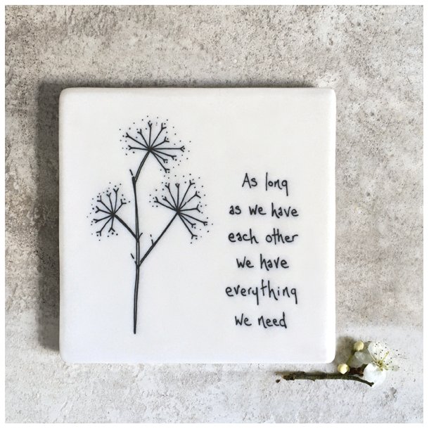 Bordsk�ner til krus - As long as we have each other