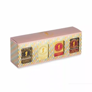 Gaveeske 4 stk minibokser - Gr�nn/mix te 