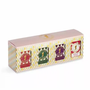 Gaveeske 4 stk minibokser - jul 